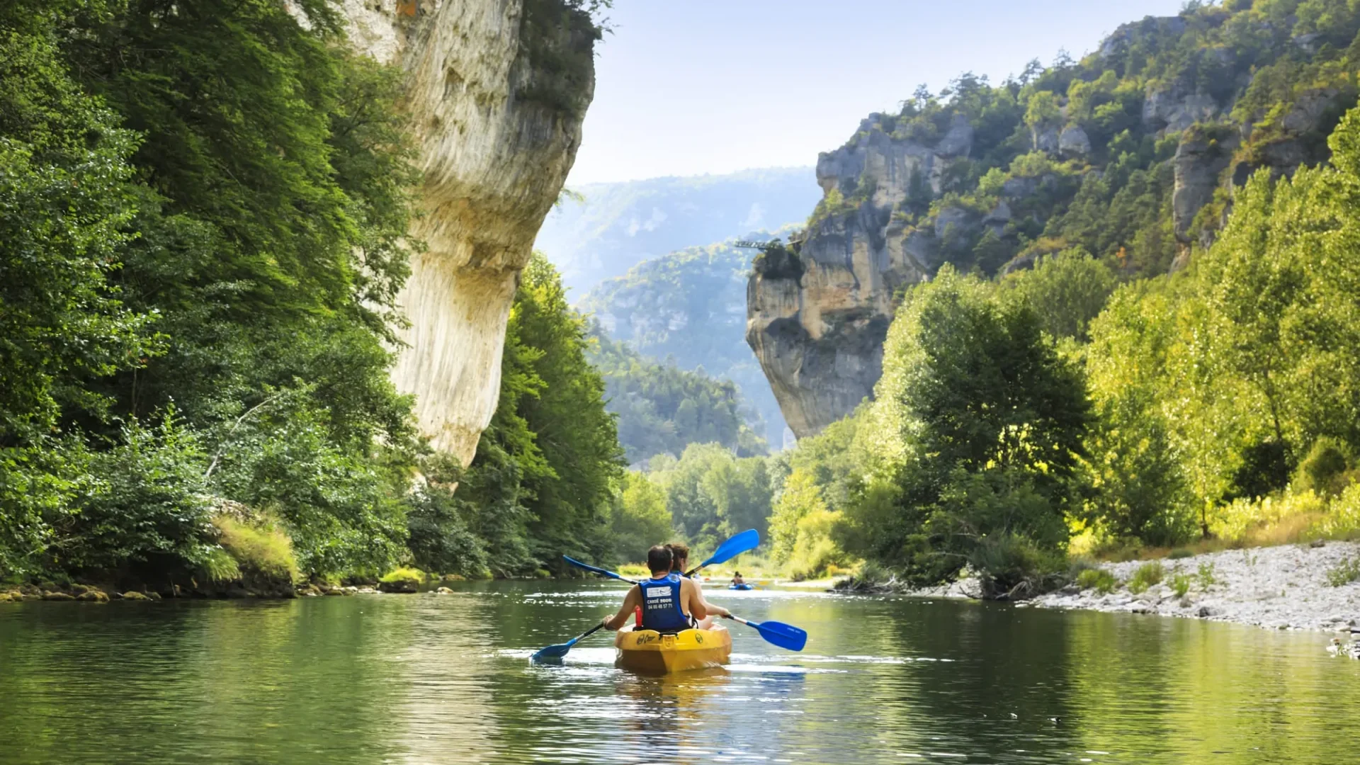 Kayak dans les Gorges du Tarn